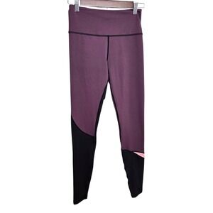 Zyia Activewear Leggings Colorblock High Waisted Athletic Workout Size 4